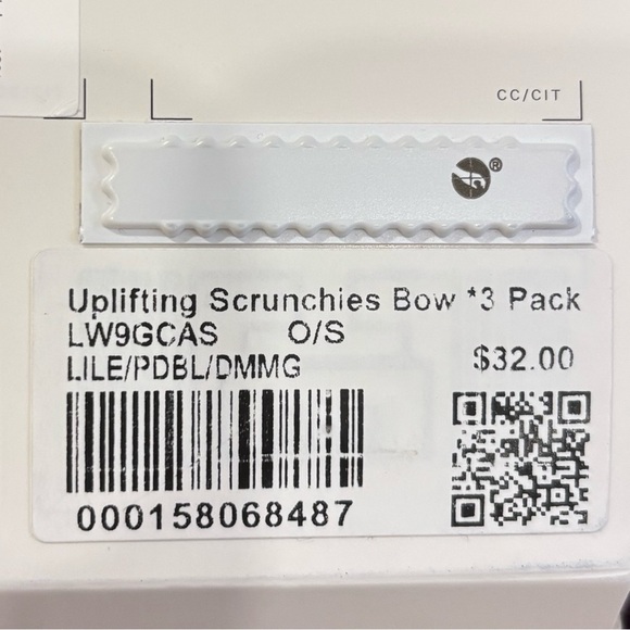 NWT Lululemon Uplifting Scrunchies *Bow 3 Pack